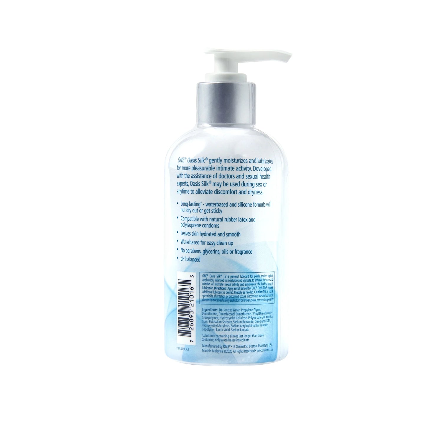 Oasis Silk Intimate Personal Lubricant | Hybrid Lubricating Lotion Developed with Doctors